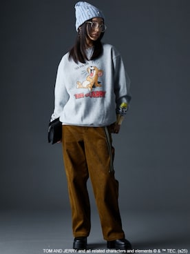 「アイテム（パンツ、イエロー系）」を使った、ZOZO_SMILELAND_STAFFさん（レディース・163cm）の秋コーディネート