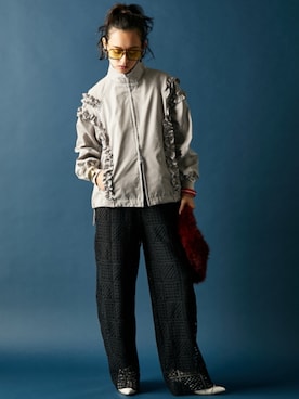 「GEVS.（ジェイヴィス）のアイテム」を使った、ZOZO_SMILELAND_STAFFさん（レディース・163cm）の冬コーディネート