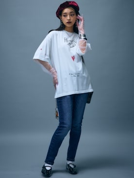「GEVS.（ジェイヴィス）のアイテム」を使った、ZOZO_SMILELAND_STAFFさん（レディース・163cm）の夏コーディネート