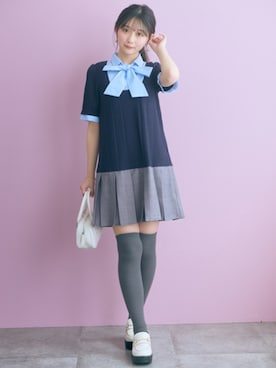 「marun（マルン）のアイテム」を使った、ZOZO_SMILELAND_STAFFさん（レディース・161cm）の夏コーディネート