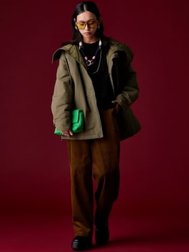 「GEVS.（ジェイヴィス）のアイテム（ジャケット/アウター）」を使った、ZOZO_SMILELAND_STAFFさん（レディース・163cm）の秋コーディネート