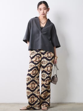 「CHIC STYLE（シックスタイル）のアイテム」を使った、ZOZO_SMILELAND_STAFFさん（レディース・163cm）の春コーディネート