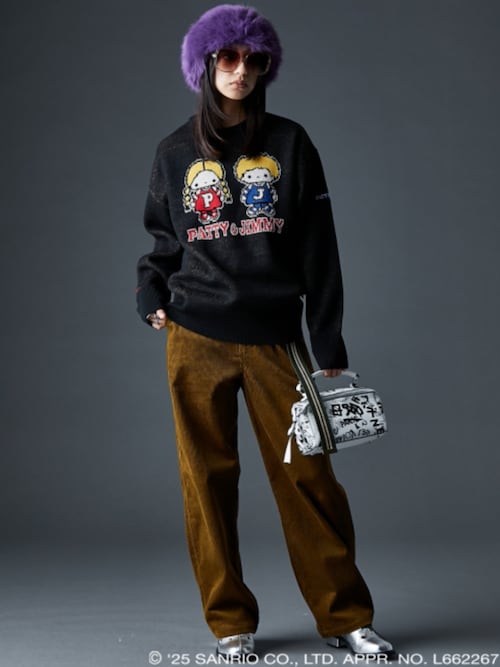 セール】パティ＆ジミー/ジャガードニットプルオーバー ＜大きいサイズ