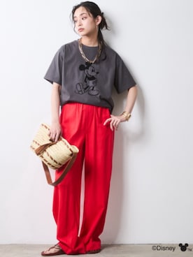 ZOZO_SMILELAND_STAFFさん（レディース・163cm）の春コーディネート