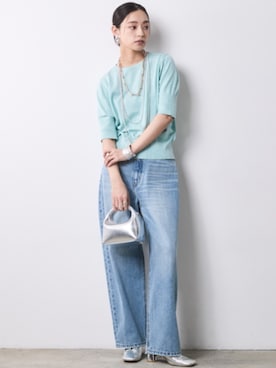 「CHIC STYLE（シックスタイル）のアイテム」を使った、ZOZO_SMILELAND_STAFFさん（レディース・163cm）の冬コーディネート