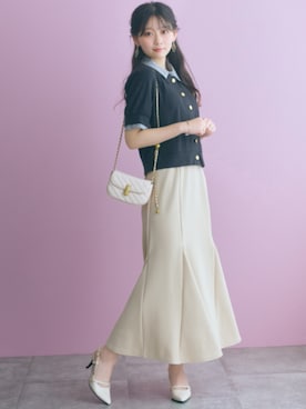 「marun（マルン）のアイテム」を使った、ZOZO_SMILELAND_STAFFさん（レディース・161cm）の夏コーディネート
