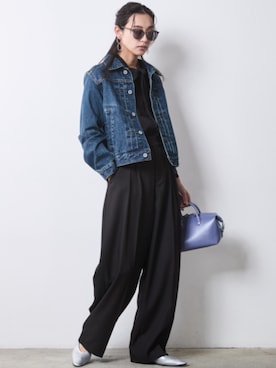 「CHIC STYLE（シックスタイル）のアイテム」を使った、ZOZO_SMILELAND_STAFFさん（レディース・163cm）の冬コーディネート