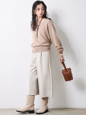 「CHIC STYLE（シックスタイル）のアイテム」を使った、ZOZO_SMILELAND_STAFFさん（レディース・163cm）の秋コーディネート