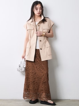 ZOZO_SMILELAND_STAFFさん（レディース・163cm）の春コーディネート