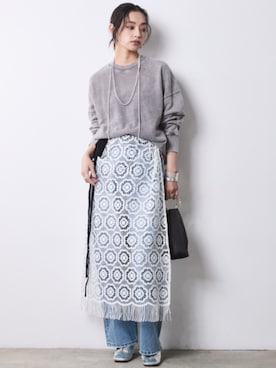 「CHIC STYLE（シックスタイル）のアイテム」を使った、ZOZO_SMILELAND_STAFFさん（レディース・163cm）の冬コーディネート