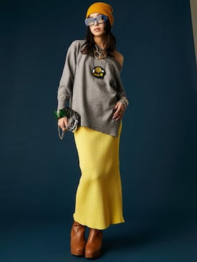 「GEVS.（ジェイヴィス）のアイテム」を使った、ZOZO_SMILELAND_STAFFさん（レディース・163cm）の冬コーディネート