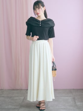 「marun（マルン）のアイテム」を使った、ZOZO_SMILELAND_STAFFさん（レディース・161cm）の春コーディネート