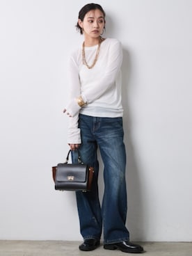 「CHIC STYLE（シックスタイル）のアイテム」を使った、ZOZO_SMILELAND_STAFFさん（レディース・163cm）の夏コーディネート