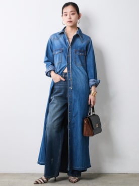 「CHIC STYLE（シックスタイル）のアイテム」を使った、ZOZO_SMILELAND_STAFFさん（レディース・163cm）の夏コーディネート