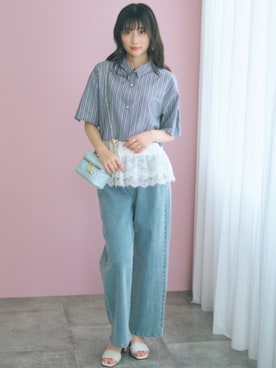 「marun（マルン）のアイテム」を使った、ZOZO_SMILELAND_STAFFさん（レディース・161cm）の春コーディネート
