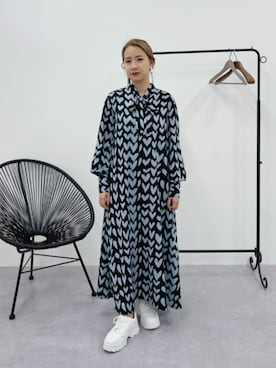 「GEVS.（ジェイヴィス）のアイテム」を使った、ZOZO_SMILELAND_STAFFさん（レディース・157cm）の冬コーディネート