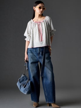 「GEVS.（ジェイヴィス）のアイテム」を使った、ZOZO_SMILELAND_STAFFさん（レディース・163cm）の春コーディネート