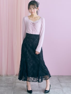 「marun（マルン）のアイテム」を使った、ZOZO_SMILELAND_STAFFさん（レディース・161cm）の夏コーディネート