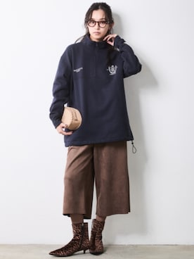 「CHIC STYLE（シックスタイル）のアイテム」を使った、ZOZO_SMILELAND_STAFFさん（レディース・163cm）の秋コーディネート
