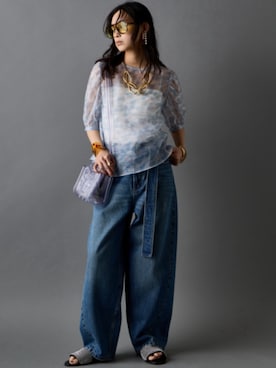 「GEVS.（ジェイヴィス）のアイテム」を使った、ZOZO_SMILELAND_STAFFさん（レディース・163cm）の春コーディネート