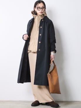 「CHIC STYLE（シックスタイル）のアイテム」を使った、ZOZO_SMILELAND_STAFFさん（レディース・163cm）の冬コーディネート