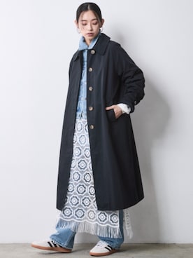 「CHIC STYLE（シックスタイル）のアイテム」を使った、ZOZO_SMILELAND_STAFFさん（レディース・163cm）の冬コーディネート