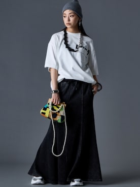 「GEVS.（ジェイヴィス）のアイテム」を使った、ZOZO_SMILELAND_STAFFさん（レディース・163cm）の春コーディネート