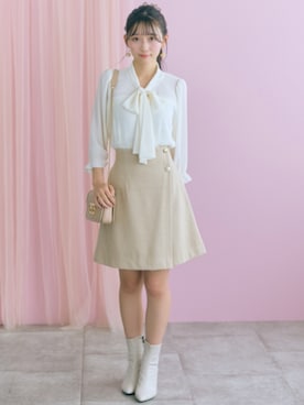 「marun（マルン）のアイテム」を使った、ZOZO_SMILELAND_STAFFさん（レディース・161cm）の秋コーディネート