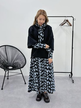 「GEVS.（ジェイヴィス）のアイテム」を使った、ZOZO_SMILELAND_STAFFさん（レディース・157cm）の冬コーディネート