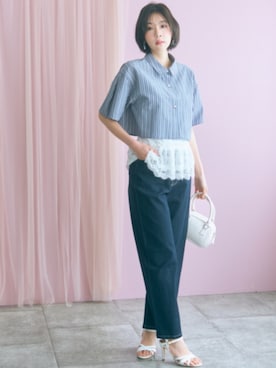 「marun（マルン）のアイテム」を使った、ZOZO_SMILELAND_STAFFさん（レディース・167cm）の春コーディネート