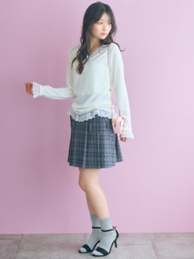 「marun（マルン）のアイテム」を使った、ZOZO_SMILELAND_STAFFさん（レディース・161cm）の夏コーディネート