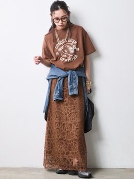 ZOZO_SMILELAND_STAFFさん（レディース・163cm）の春コーディネート