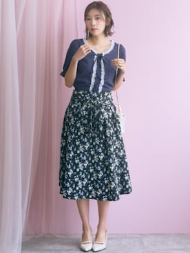 「marun（マルン）のアイテム」を使った、ZOZO_SMILELAND_STAFFさん（レディース・167cm）の春コーディネート