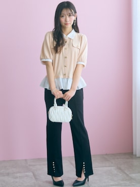 「marun（マルン）のアイテム」を使った、ZOZO_SMILELAND_STAFFさん（レディース・161cm）の夏コーディネート