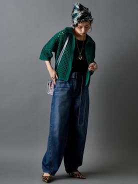 「GEVS.（ジェイヴィス）のアイテム」を使った、ZOZO_SMILELAND_STAFFさん（レディース・163cm）の春コーディネート