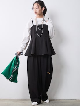 「CHIC STYLE（シックスタイル）のアイテム」を使った、ZOZO_SMILELAND_STAFFさん（レディース・163cm）の冬コーディネート