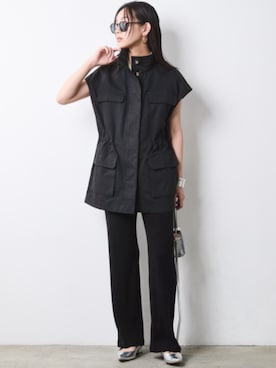 「CHIC STYLE（シックスタイル）のアイテム（パンツ）」を使った、ZOZO_SMILELAND_STAFFさん（レディース・163cm）の春コーディネート