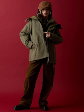 「GEVS.（ジェイヴィス）のアイテム（ジャケット/アウター）」を使った、ZOZO_SMILELAND_STAFFさん（レディース・163cm）の秋コーディネート