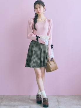 「marun（マルン）のアイテム」を使った、ZOZO_SMILELAND_STAFFさん（レディース・160cm）の秋コーディネート