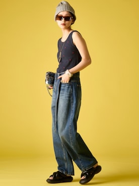 「GEVS.（ジェイヴィス）のアイテム」を使った、ZOZO_SMILELAND_STAFFさん（レディース・163cm）の春コーディネート