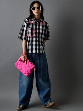 「GEVS.（ジェイヴィス）のアイテム」を使った、ZOZO_SMILELAND_STAFFさん（レディース・163cm）の春コーディネート