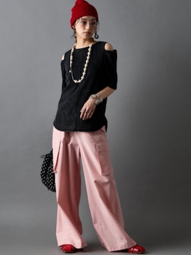 「GEVS.（ジェイヴィス）のアイテム」を使った、ZOZO_SMILELAND_STAFFさん（レディース・163cm）の春コーディネート