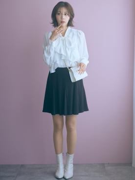 「marun（マルン）のアイテム」を使った、ZOZO_SMILELAND_STAFFさん（レディース・167cm）の秋コーディネート