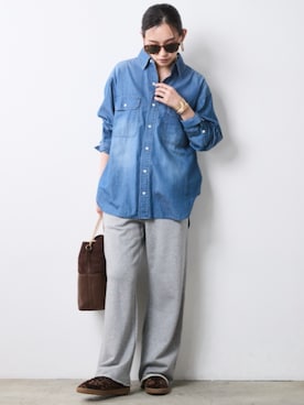 「CHIC STYLE（シックスタイル）のアイテム」を使った、ZOZO_SMILELAND_STAFFさん（レディース・163cm）の夏コーディネート