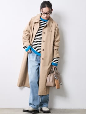 「CHIC STYLE（シックスタイル）のアイテム」を使った、ZOZO_SMILELAND_STAFFさん（レディース・163cm）の冬コーディネート