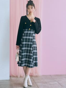 「marun（マルン）のアイテム」を使った、ZOZO_SMILELAND_STAFFさん（レディース・163cm）の秋コーディネート