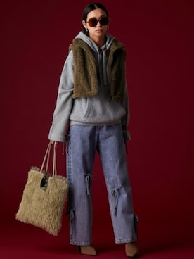 「GEVS.（ジェイヴィス）のアイテム（ジャケット/アウター）」を使った、ZOZO_SMILELAND_STAFFさん（レディース・163cm）の秋コーディネート