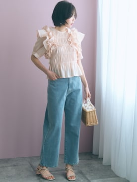 「marun（マルン）のアイテム」を使った、ZOZO_SMILELAND_STAFFさん（レディース・167cm）の春コーディネート