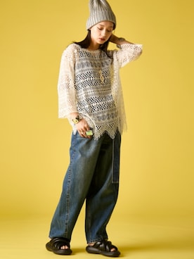 「GEVS.（ジェイヴィス）のアイテム」を使った、ZOZO_SMILELAND_STAFFさん（レディース・163cm）の春コーディネート