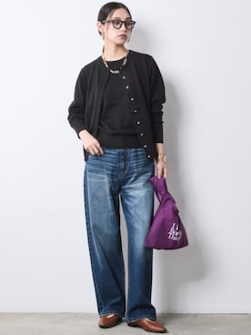 「CHIC STYLE（シックスタイル）のアイテム」を使った、ZOZO_SMILELAND_STAFFさん（レディース・163cm）の冬コーディネート